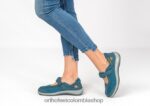 azul Orthofeet R48066109 mujer correa de talón sanibel zapatos casuales - Image 2
