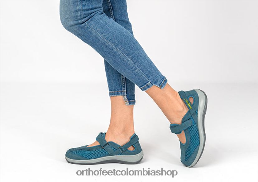 azul Orthofeet R48066109 mujer correa de talón sanibel zapatos casuales - Image 2