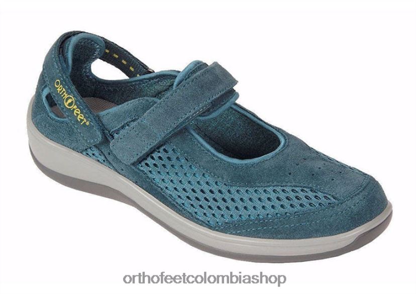 azul Orthofeet R48066109 mujer correa de talón sanibel zapatos casuales - Image 1