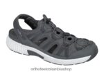gris Orthofeet R48066122 hombres Tauro sandalias