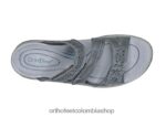 gris Orthofeet R4806621 mujer Sáhara sandalias - Image 3