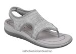 gris Orthofeet R4806632 mujer Lira sandalias