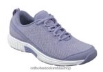 lavanda Orthofeet R4806645 mujer punto coralino elástico zapatillas