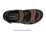 marrón Orthofeet R48066119 hombres Geminis sandalias - Image 3