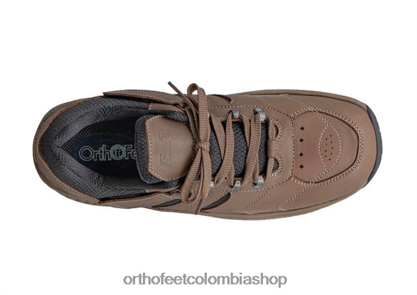 marrón Orthofeet R48066148 hombres shreveport sin corbata zapatillas - Image 5