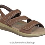 marrón Orthofeet R4806614 mujer correa bidireccional naxos sandalias