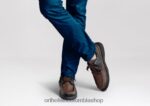 marrón Orthofeet R48066167 hombres baton rouge sin corbata zapatos casuales - Image 2