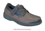 marrón Orthofeet R48066167 hombres baton rouge sin corbata zapatos casuales