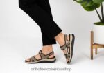 marrón Orthofeet R480661 mujer Venecia sandalias - Image 2