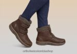 marrón Orthofeet R4806680 mujer florencia impermeable botas - Image 2