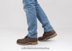 marron oscuro Orthofeet R48066154 hombres linea alta botas - Image 2