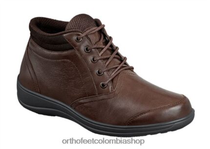 marron oscuro Orthofeet R4806677 mujer Milán botas