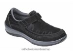 negro Orthofeet R48066100 mujer sereno zapatos casuales