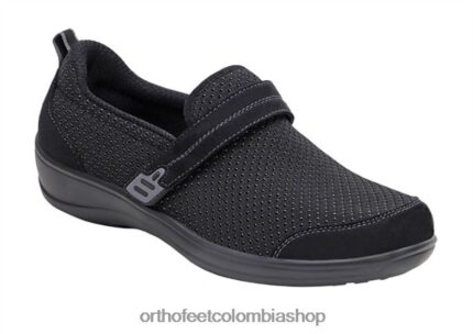 negro Orthofeet R48066104 mujer tramo de quincy zapatos casuales