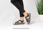 negro Orthofeet R4806610 mujer amalfi sandalias - Image 2