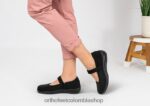 negro Orthofeet R48066111 mujer tramo de springfield zapatos casuales - Image 2
