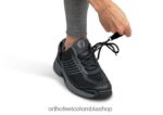 negro Orthofeet R48066135 hombres sprint sin corbata zapatillas - Image 4