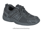 negro Orthofeet R48066143 hombres monterey bay sin corbata zapatillas