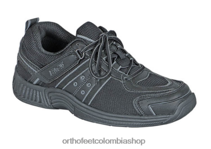negro Orthofeet R48066143 hombres monterey bay sin corbata zapatillas