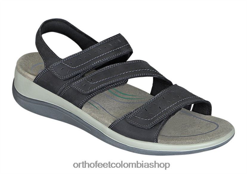 negro Orthofeet R4806615 mujer correa bidireccional naxos sandalias - Image 1