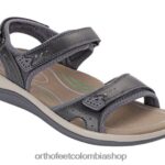negro Orthofeet R4806616 mujer correa bidireccional malibu sandalias