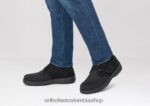 negro Orthofeet R48066176 hombres tramo bismarck zapatos casuales - Image 2