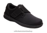 negro Orthofeet R48066176 hombres tramo bismarck zapatos casuales