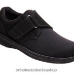 negro Orthofeet R48066176 hombres tramo bismarck zapatos casuales