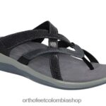 negro Orthofeet R4806630 mujer clio sandalias