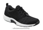 negro Orthofeet R4806655 mujer francis sin corbata zapatillas