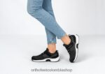 negro Orthofeet R4806690 mujer punto elástico joelle zapatos casuales - Image 2