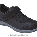negro Orthofeet R4806694 mujer lana de volcán zapatos casuales