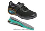 negro Orthofeet R4806695 mujer tejido elástico brisa zapatos casuales - Image 6