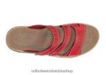 rojo Orthofeet R4806623 mujer Sáhara sandalias - Image 3